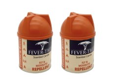 2 x Fever Tree Lemon &amp; Basil Scented Candles (Fly &amp; Mosquito Repellent)
