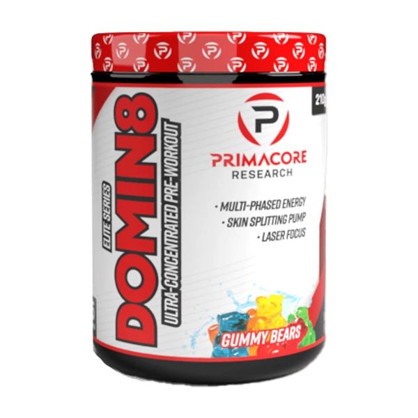 Primacore Elite Series Domin8 Pre-Workout - Gummy Bears