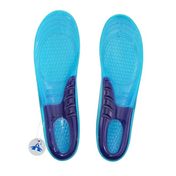 One Pair Comfort Arch Support Massaging Gel Silicon Insole (Size:M)