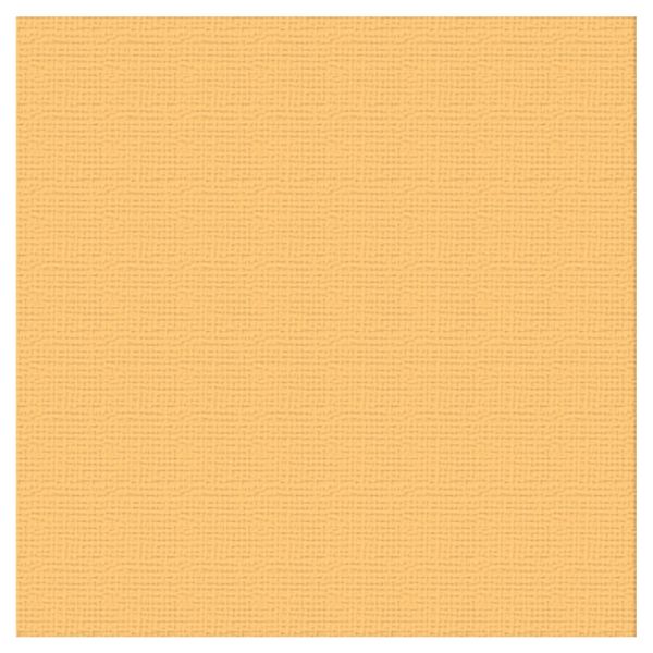 Textured Cardstock 12x12 - Sunflower/Marigold (216gsm, 10 Sheets)