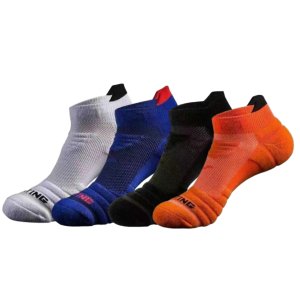 Men's Sport Cotton Low Cut Ankle Socks - 4 Pairs