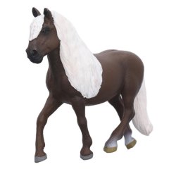 Horse Figurine High Simulation Durable Plastic Horse Toy Forest Dark Horse
