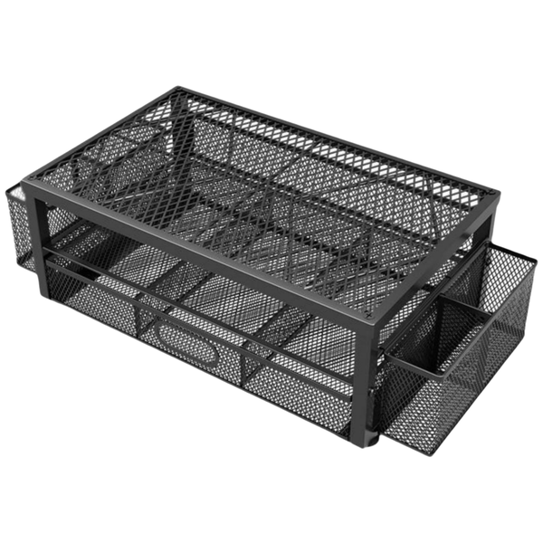 Cooling Metal Monitor Stand Riser with Drawer &amp; Pen Holder