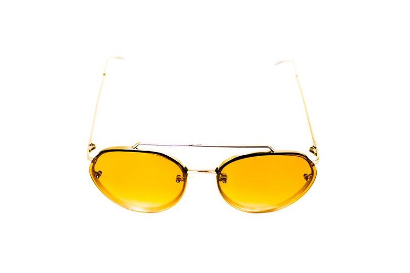Skye London Small Rimless Aviator - Silver