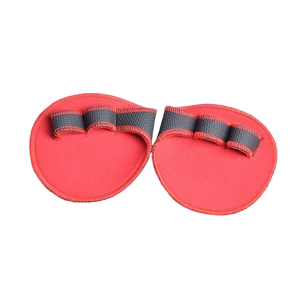 1 Pair Palm Protector Training Gloves - Red