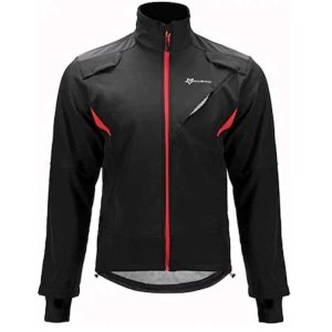 Rockbros Casual Winter Jacket - Black and Red