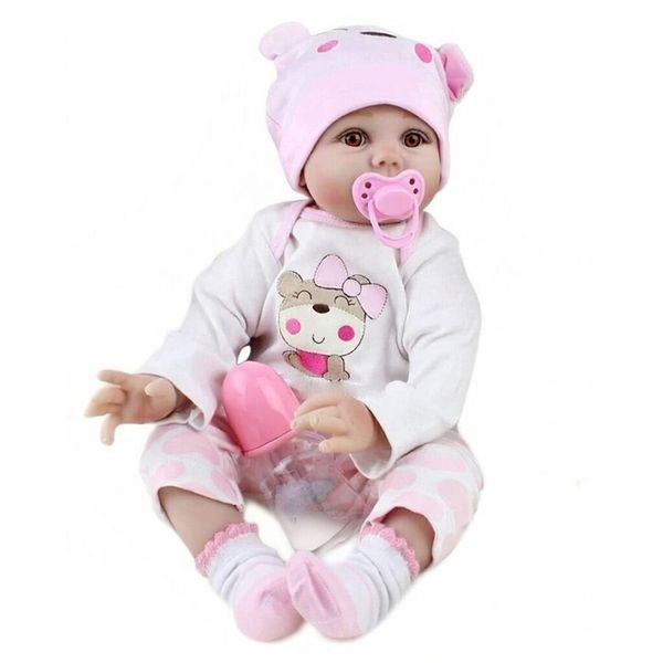 Soft Body Baby Doll 48cm - New Born Baby Doll - Lifelike Pretend Play Toy