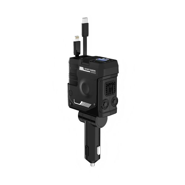 Super-Fast Charging Retractable Car Charger