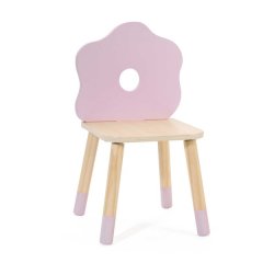 Classic World - Wooden Kids Chair - Flower - 28 x 28 x 50.1 cm
