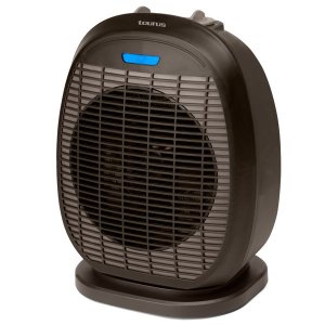 Taurus Heater Oscillating Floor Fan Black 2Heat Settings 2400W