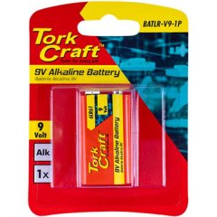 Battery 9V Alkaline X1 Per Card