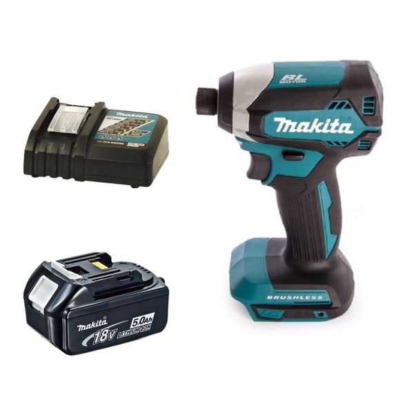 Makita DTD153ZJ Impact Driver Cordless with 5.0Ah Battery &amp; Charger