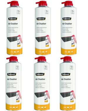 Fellowes HFC Free Air Duster Can 400ml - 6 Pack