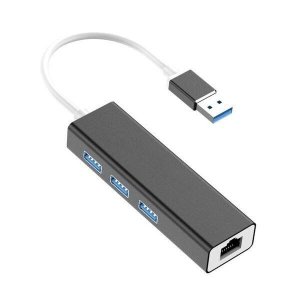 USB 3.0 To RJ45 Multi-function LAN Adapter Hub-XWDQ-029