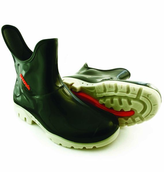 Shova Deluxe Short Fishing Gumboot - Black