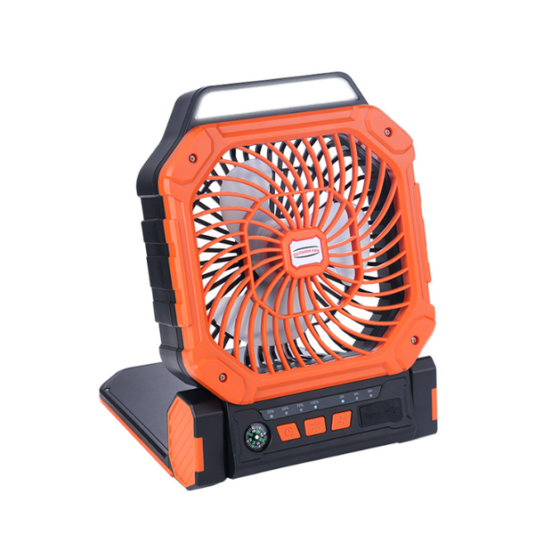 Solar Powered Fan for Camping, 7800mAh
