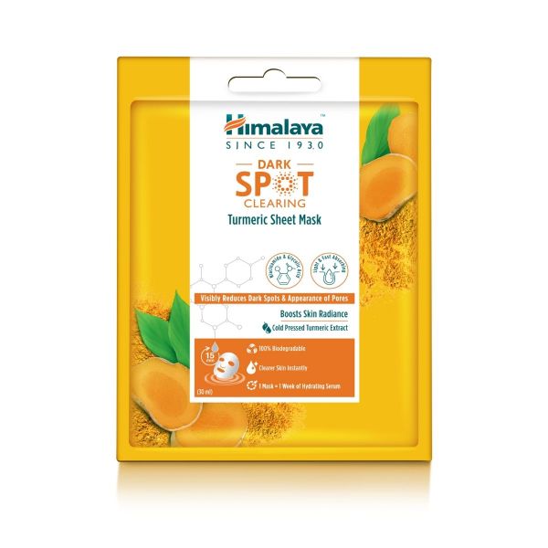 Himalaya Dark Spot Clearing Turmeric Sheet Mask 30ml