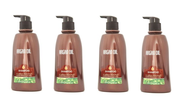 Moroccan Argan Oil Shampoo - Salon Professional 350ml - 4 Pack
