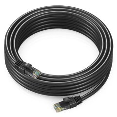 Premium Quality LAN Cable RJ45 Connector Ethernet Patch Cable Cat 6E Black