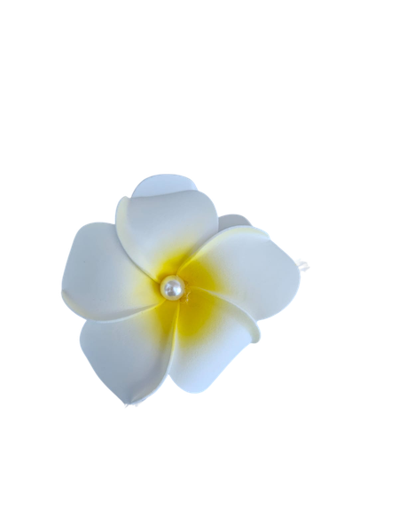 Tropical Soft Flower Claw Clip - Large