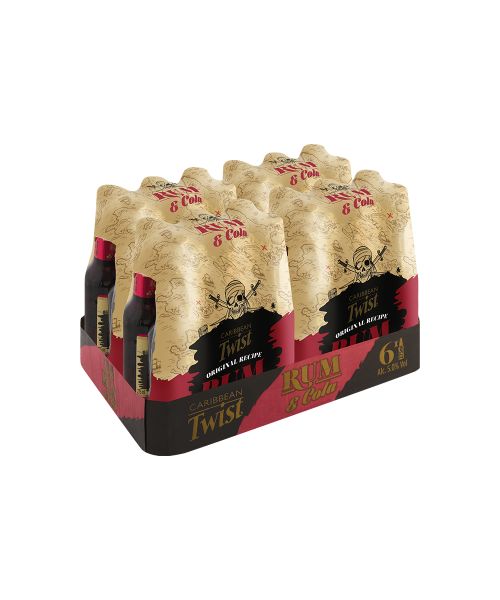 Caribbean Twist Rum &amp; Cola Nrb 275ml