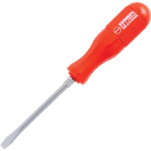 Kennedy 6.3 X 100mm Flat Hi-Grip Screwdriver