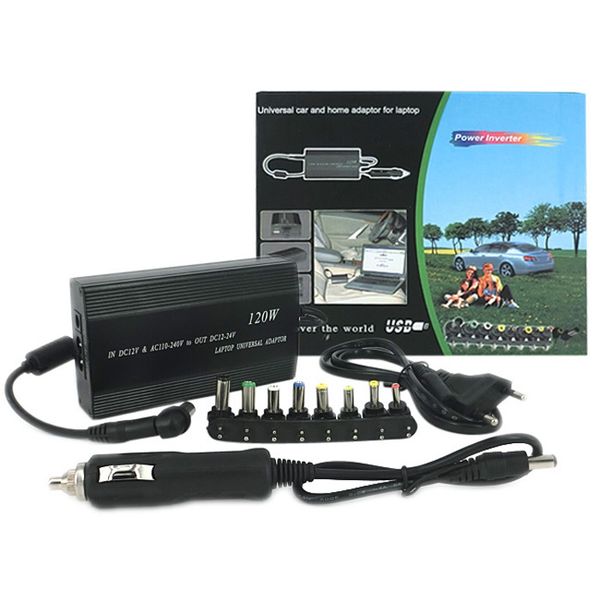 120W Car &amp; Home Universal Laptop Charger