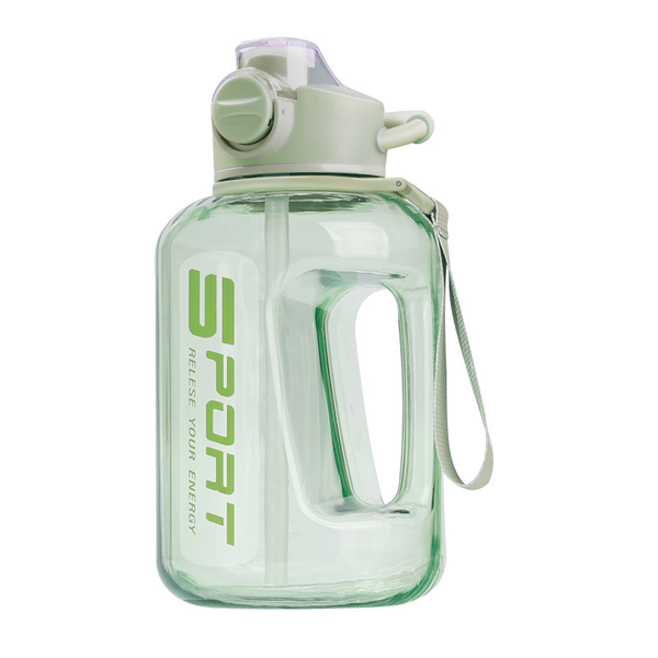 Large Capacity Sports Kettle, Fitness and Outdoor Straw Cup