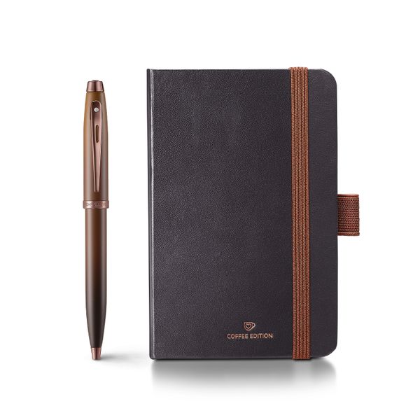 Sheaffer Coffee Edition Giftset - Ballpoint Pen with Notebook