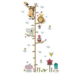 Sticker Art Wall Sticker - Animal Height Sticker