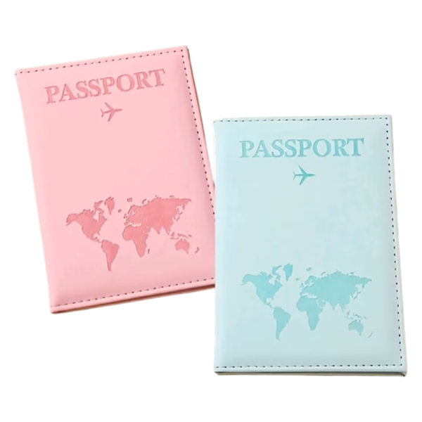 2 Piece Travel Passport Covers - Stylish Protective Passport Holders