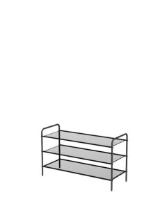 Spaceo Stackable Studio Shoe Storage - Black