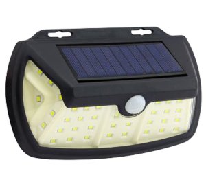 Solar Powered Interaction Wall Lamp with LED Bulbs and Triple Light setting