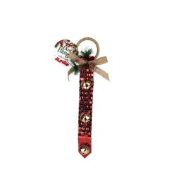 Xmas Room Door Hanger with 3 Bells (12x3cm)