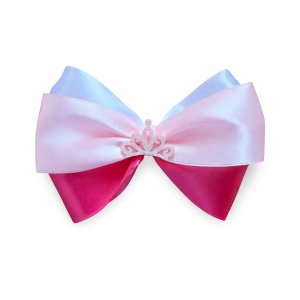 Pink Princess Satin Ribbon Bow