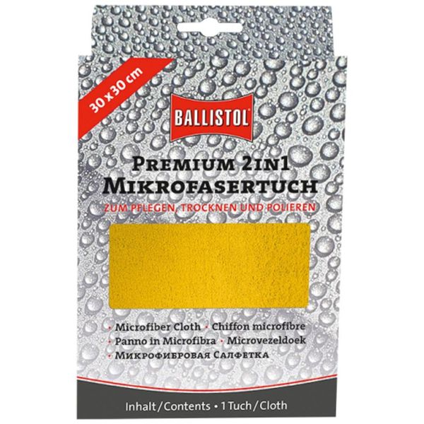 Ballistol Premium 2in1 Microfibre Cleaning &amp; Polishing Cloth
