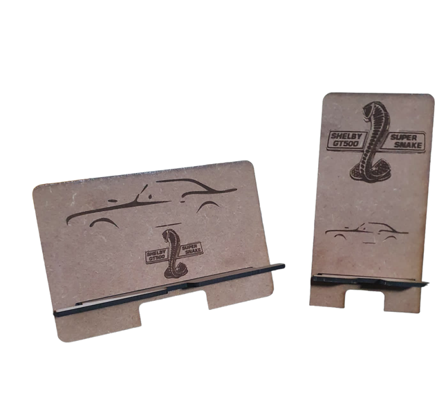 Travel Cellphone Stands-3mm Wood-2 Pack-Shelby GT500