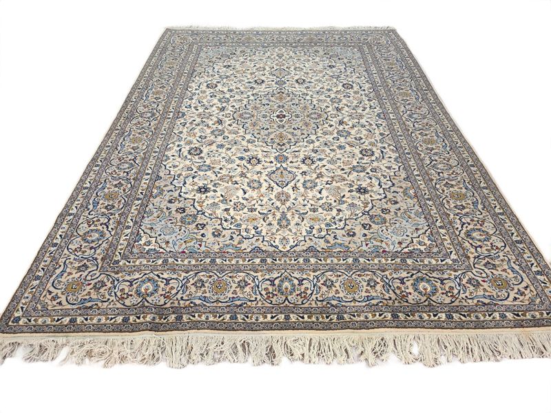 Top Persian Rugs Brown-Blue Wool Floral 410 x 295 CM