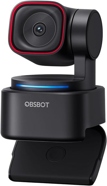 OBSBOT Tiny 3 Lite AI-Powered 4K PTZ Webcam with Spatial Audio and Tri-Mic