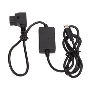 D-Tap to USB-C Power Cable Compatible with Cameras, Monitors &amp; Devices