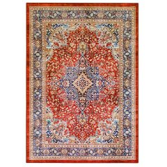 Urban Thread Denali Style Area Rug Red Medallion Design Vintage Motifs