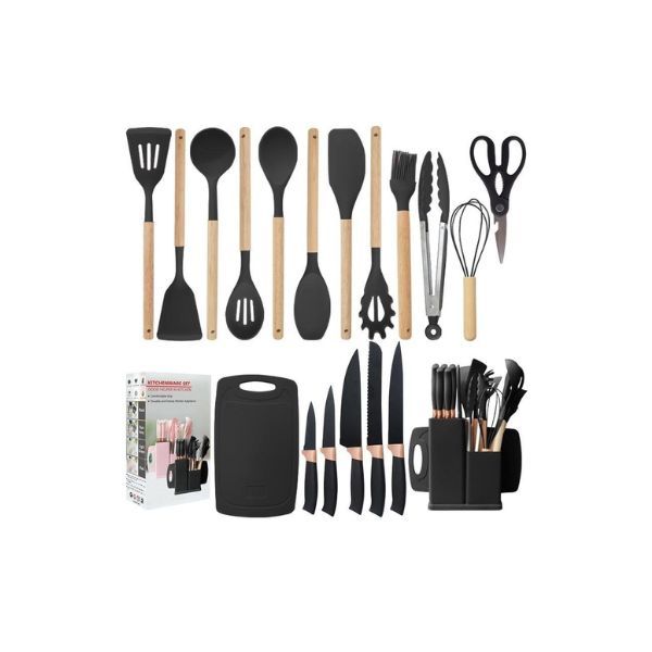 Kitchenware Kit 19 Pieces Knife &amp; Spoon Set