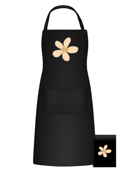 Orange Flower Fun Kitchen Braai Apron Christmas Birthday Gift 505