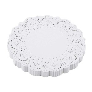 Vasco Disposable Paper Doilies Round Shape 50 Pieces