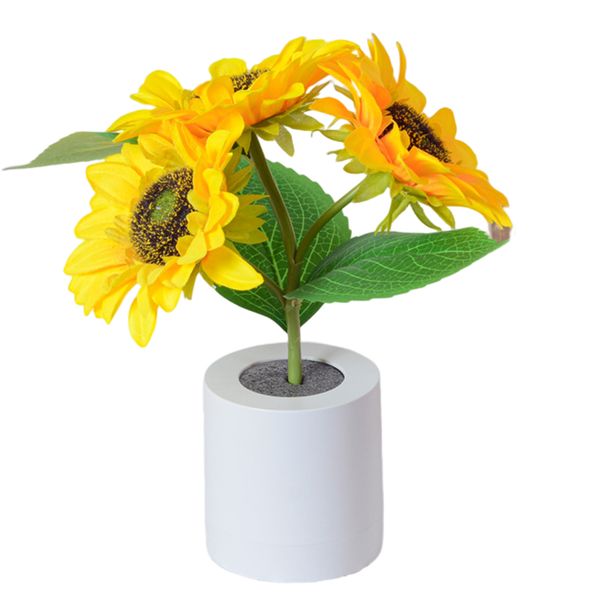 Sunflower Gifts - Sunflowers Flower Lamp Night Light for Bedroom Decor