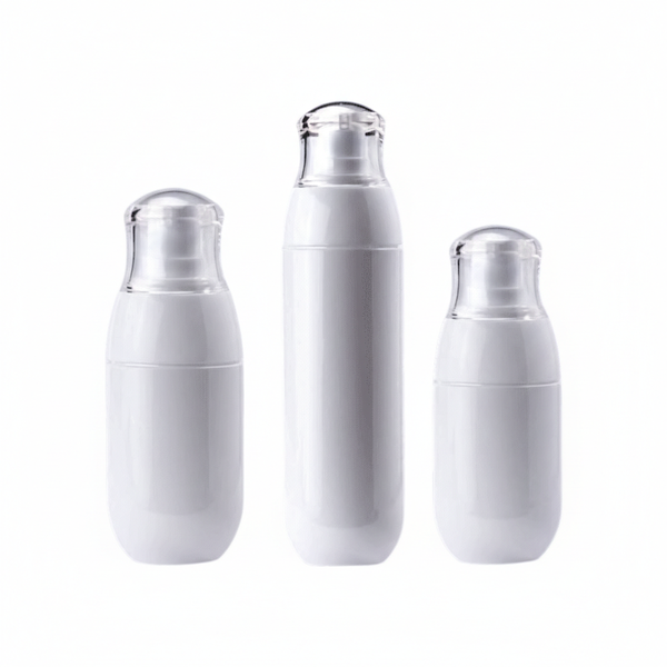 3 Piece Refillable Travel Lotion Bottle Set - White