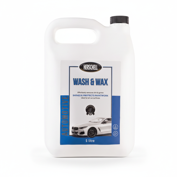 Herschell - Wash &amp; Wax - Heavy-Duty Car Polish for Exterior Care - 5L