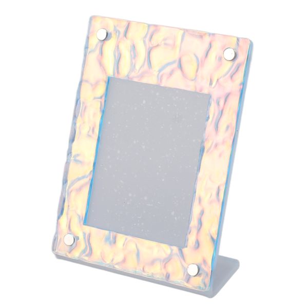 3" Magnetic Acrylic Photo Frame With Stone Head Design