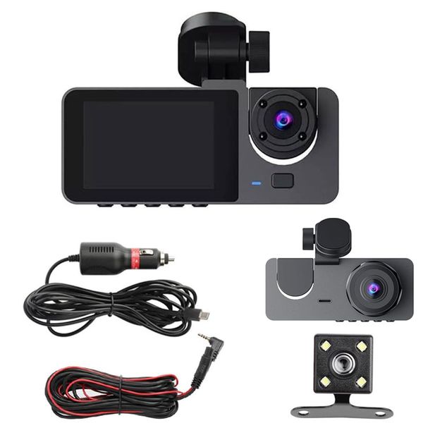 Dual Camera 1080P Dashcam, Night Vision