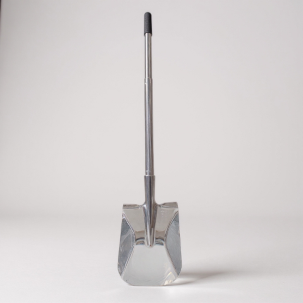 Stainless Steel Twist-Up Spade 122cm with Rubber Handle